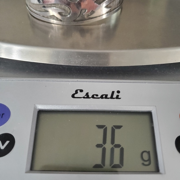 Sterling silver 925 Bangle Bracelet made in Mexico - Picture 6 of 6